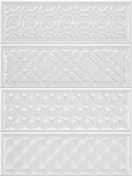 Плитка Garden Dec Geometry Blanco 10x30 Heralgi