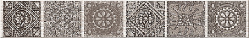 Плитка Grazia Mocca Nefertiti Бордюр 40,5x6,2 Azori