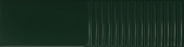 Плитка Groove Green 2 Gloss STR 29.8x7.8x1 Tubadzin