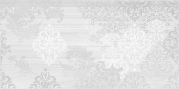 Плитка GS2L051DT Grey Shades вставка узор белый 29,8x59,8 Cersanit