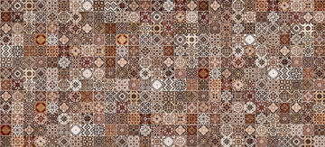 Плитка HAG111D Hammam рельеф коричневый 20x44 Cersanit