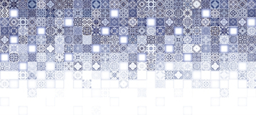 Плитка HAG451D Hammam рельеф многоцветный 20x44 Cersanit