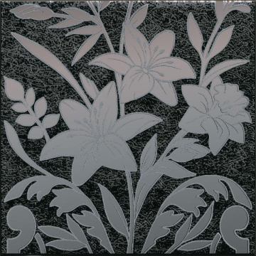 Плитка HGD/B567/5292 Барберино 3 чёрный глянцевый 20x20 Kerama Marazzi