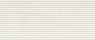 Плитка HHI7 Vivia Crelis 3D Flute Off-White Lucido 50x120 Atlas Concorde