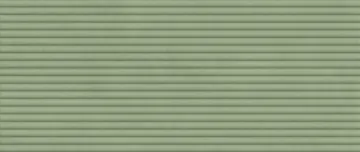Плитка HHI8 Vivia Crelis 3D Flute Light Green Lucido 50x120 Atlas Concorde
