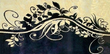 Плитка Keret Olga Marfil Plata Decor 25x50 Superceramica