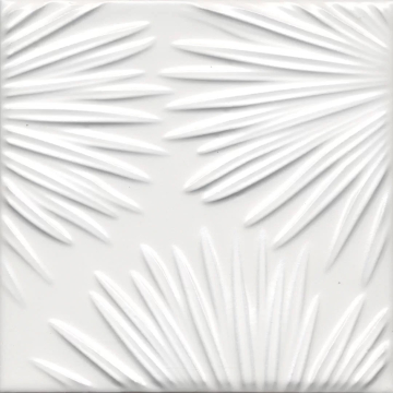 Плитка KMD2SFE001BN Декор Агдаль 4 белый матовый структура 15x15x0,9 Kerama Marazzi