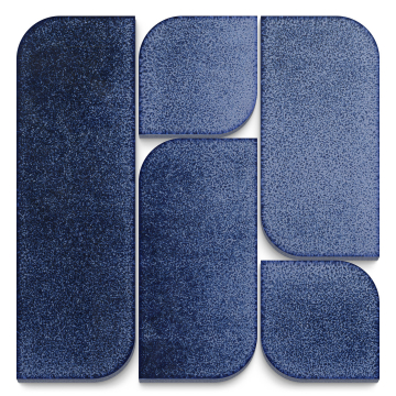 Плитка KMD3RIC013 Модульное панно Силуэт синий 30х30х1,6 Kerama Marazzi