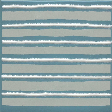 Плитка KMD3STA028GN Декор Бахия 4 бирюзовый глянцевый 9,8x9,8x0,7 Kerama Marazzi
