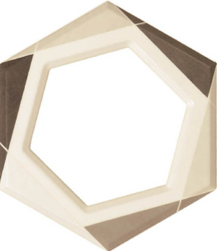 Плитка Lino Decor Frame Crema 24.7x21.5 Fanal