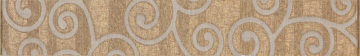 Плитка List Textile Ebano Бордюр 10x60 Fanal