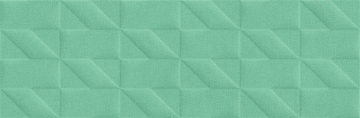 Плитка M129 Outfit Turquoise Struttura Tetris 3D 25x76 MARAZZI Italy