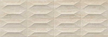 Плитка M4PG Marbleplay Travertino Struttura Gem 3D Rett. 30х90 MARAZZI Italy