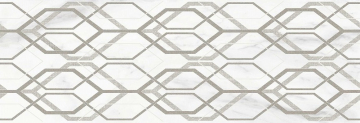 Плитка M4PZ Marbleplay Decoro Net White 30x90 MARAZZI Italy
