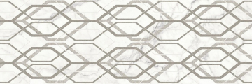 Плитка M4Q0 Marbleplay Decoro Net Statuarietto 30x90 MARAZZI Italy