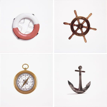 Плитка Marine Mix Blanco 20х20 Ape Ceramica