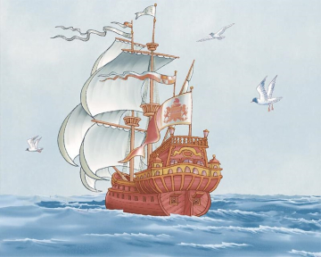 Плитка Marinero Панно (из 2-х штук) 40х50 Europa Ceramica