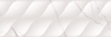 Плитка Minerva Waves White 25x75 Cristacer