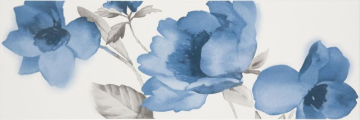 Плитка MLER Colourline White/Blue Decoro 22x66.2 MARAZZI Italy