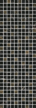 Плитка MM12111 Астория черный мозаичный 25x75 Kerama Marazzi