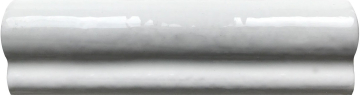 Плитка Moldura Patine Blanco Brillo 4x15 El Barco