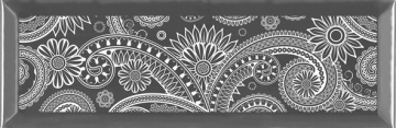 Плитка Monocolor Decor Silver 7.5х15 Absolut Keramika
