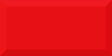 Плитка Monocolor Rojo Biselado Brillo 10х20 Absolut Keramika