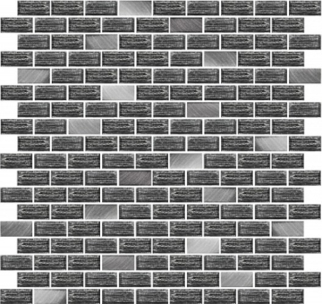 Плитка Мозаика Devore Gris 30x30.4 Azori