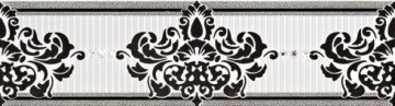 Плитка MRV231 Frise Elite Bianco/Nero 8x30 Piemme Valentino