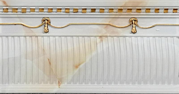 Плитка NC Royal Alzata Ornato Gold 15,6х30 Novacera
