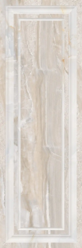 Плитка NC Royal Cornice Saturato Silver Rettificato 30x90 Novacera