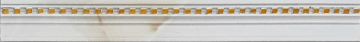 Плитка NC Royal Torello Ornato Gold 3,7x30 Novacera