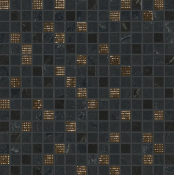 Плитка Newluxe Black Tessere Riv 30,5х30,5 Marca Corona