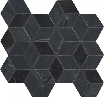 Плитка Newluxe Black Tessere Rombi 26х28 Marca Corona