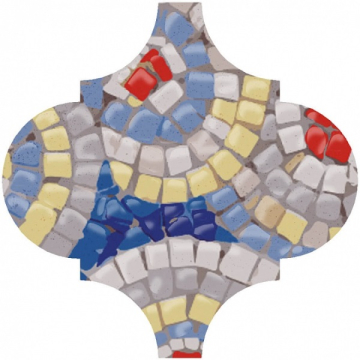 Плитка OP/A172/65000 Арабески Майолика Гауди 6.5x6.5 Kerama Marazzi