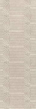 Плитка OP/C201/12138R Декор Безана серый светлый обрезной 25*75 Kerama Marazzi