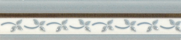 Плитка Orleans Moldura Tarragone Gold Aqua Marine 4*15 Almera Ceramica