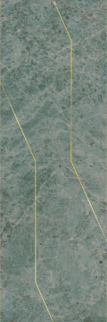 Плитка OS/C214/13116R Декор Эвора зеленый глянцевый обрезной 30х89,5 Kerama Marazzi