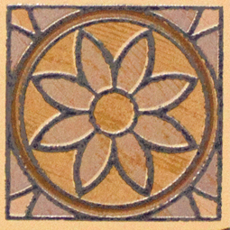 Плитка Платан Вставка W004/3274 7,2х7,2 Kerama Marazzi