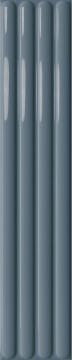 Плитка Plinto Out Blue Gloss 10.7x54.2 DNA Tiles