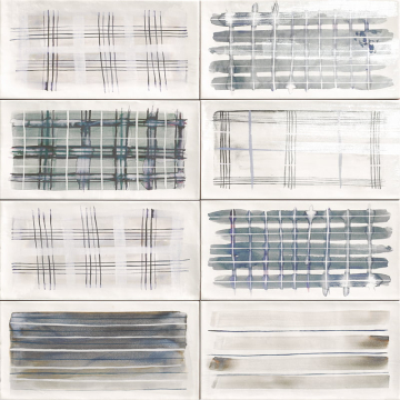 Плитка PT02918 Deco Aquarel Grey 15x30 Mainzu