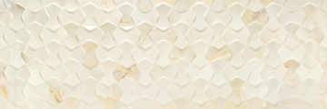 Плитка Quios Bowtie Cream Rect 40x120 Baldocer