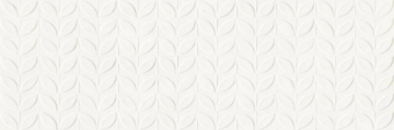 Плитка RA6J Vida Struttura Foglia 3D Bianco Rett 30x90 Ragno Marazzi