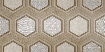 Плитка Рона бежевая D 25x50 AXIMA