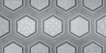 Плитка Рона серая D 25x50 AXIMA