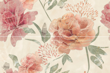 Плитка Rose Atica Панно (из 2-х плиток) 50x75 Europa Ceramica