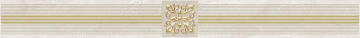 Плитка Royal Бордюр кофейный светлый 6,3х60 Laparet