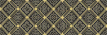 Плитка Royal Декор чёрный 20х60 Laparet