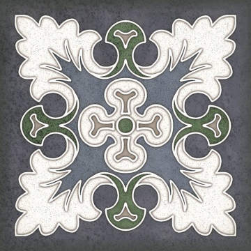 Плитка Smalto Decor Blu 1 15x15 Керлайф