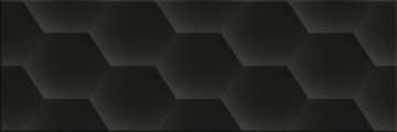 Плитка SOFT GEOM BLACK 20*60 ITT Ceramic